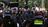 Police clash with hundreds of...